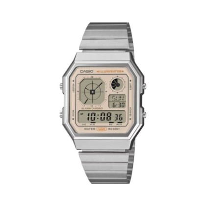 Casio Vintage A130WE-9ADF Adjustable Clasp Stainless Steel Unisex Watch